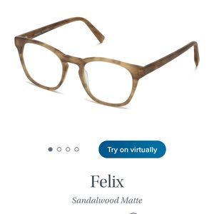 Warby Parker Felix Glasses, Sandalwood Matte